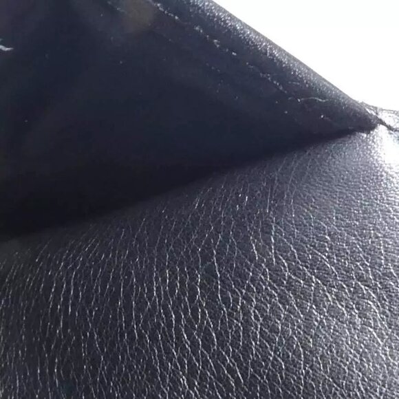Auth LOUIS VUITTON Monogram Mahina Amelia Long Wallet Black - Picture 11 of 13